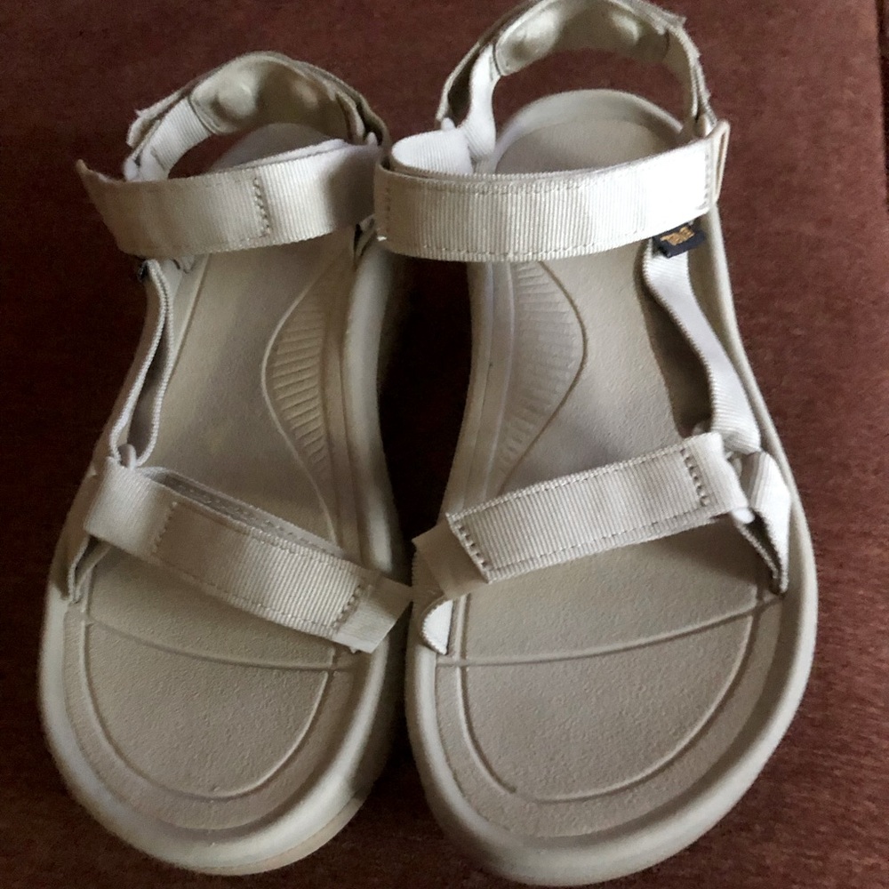 Teva Women's Beige Adjustable Strap Sandals